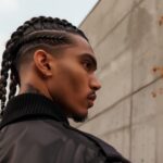 mens corn rows style