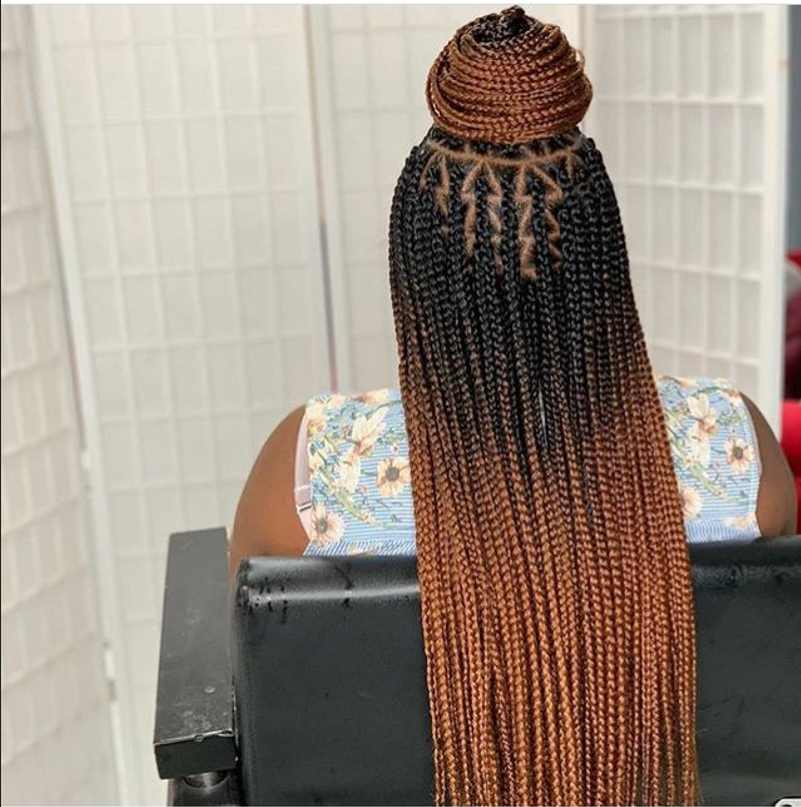 Goddess Braids style