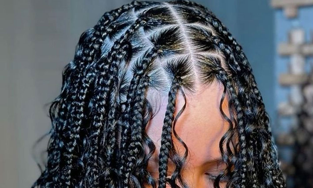 Boho Knotless Braids