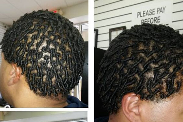 Comb twists hairstyle