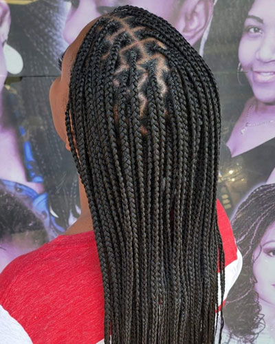 African  Beauty single box  hairstyle