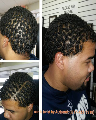 Comb Twist Hairstyle