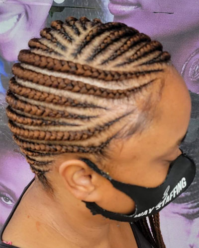 Hair Corn rows braiding hairstylist