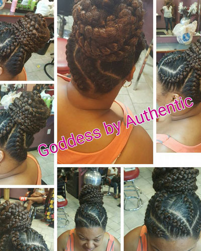 Goddess Braids hairstyle