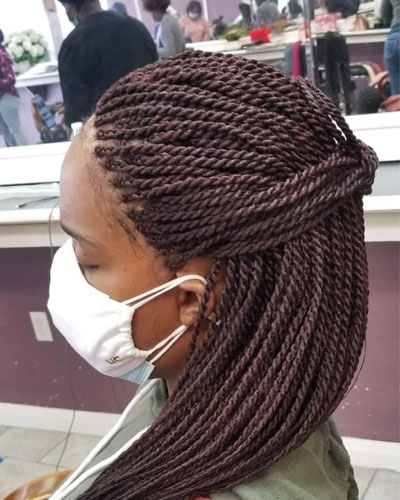 Senegalese Twists hairstyle